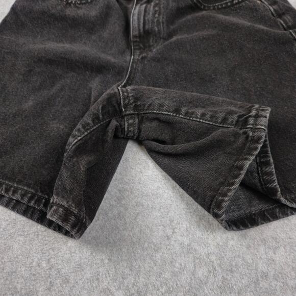 🌼RSQ Shorts Womens Size 25 Super High Rise Mom Black Denim - Picture 3 of 14